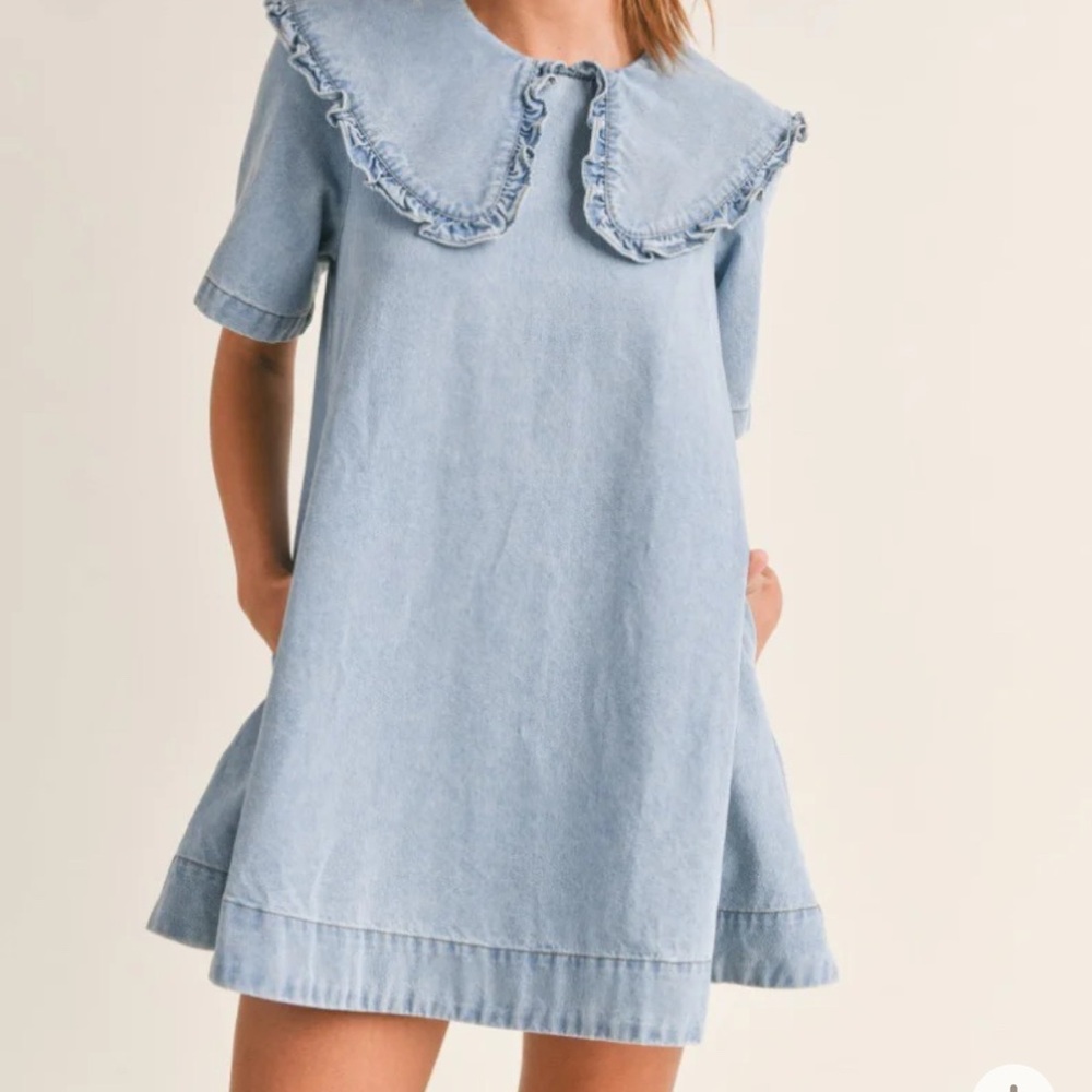 Light Blue Denim Dress